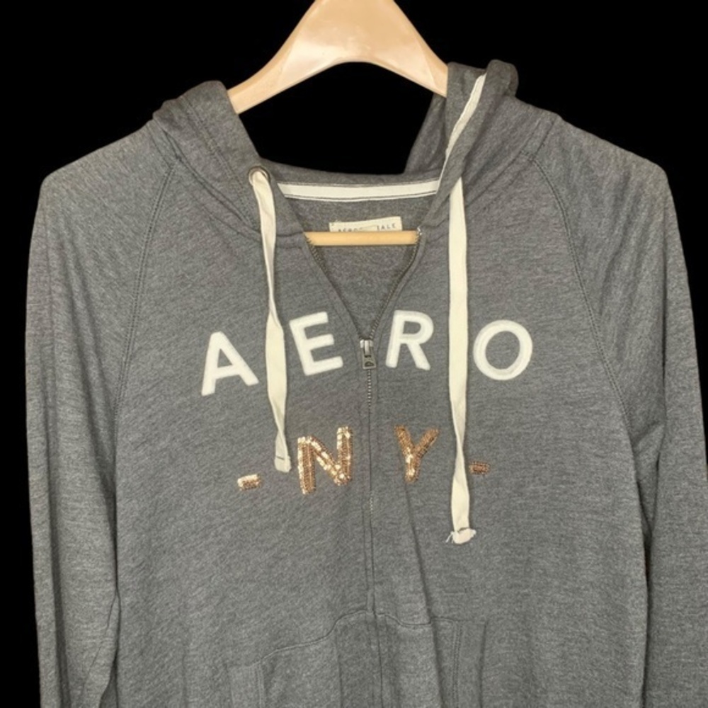 Aeropostal Aero NY Full Zip Hoodie Large Junior’s
